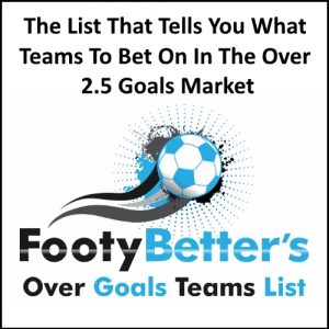 Over Goals Teams List