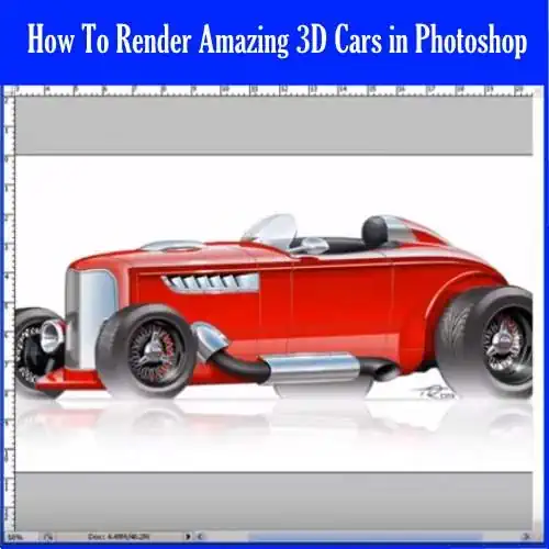 3D Car Rendering in Photoshop