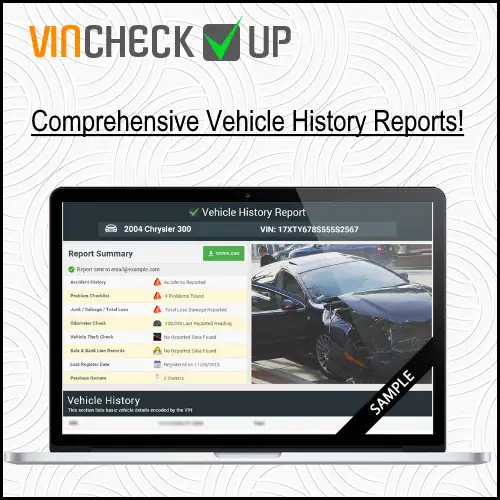VIN Check - Full Vehicle History Report